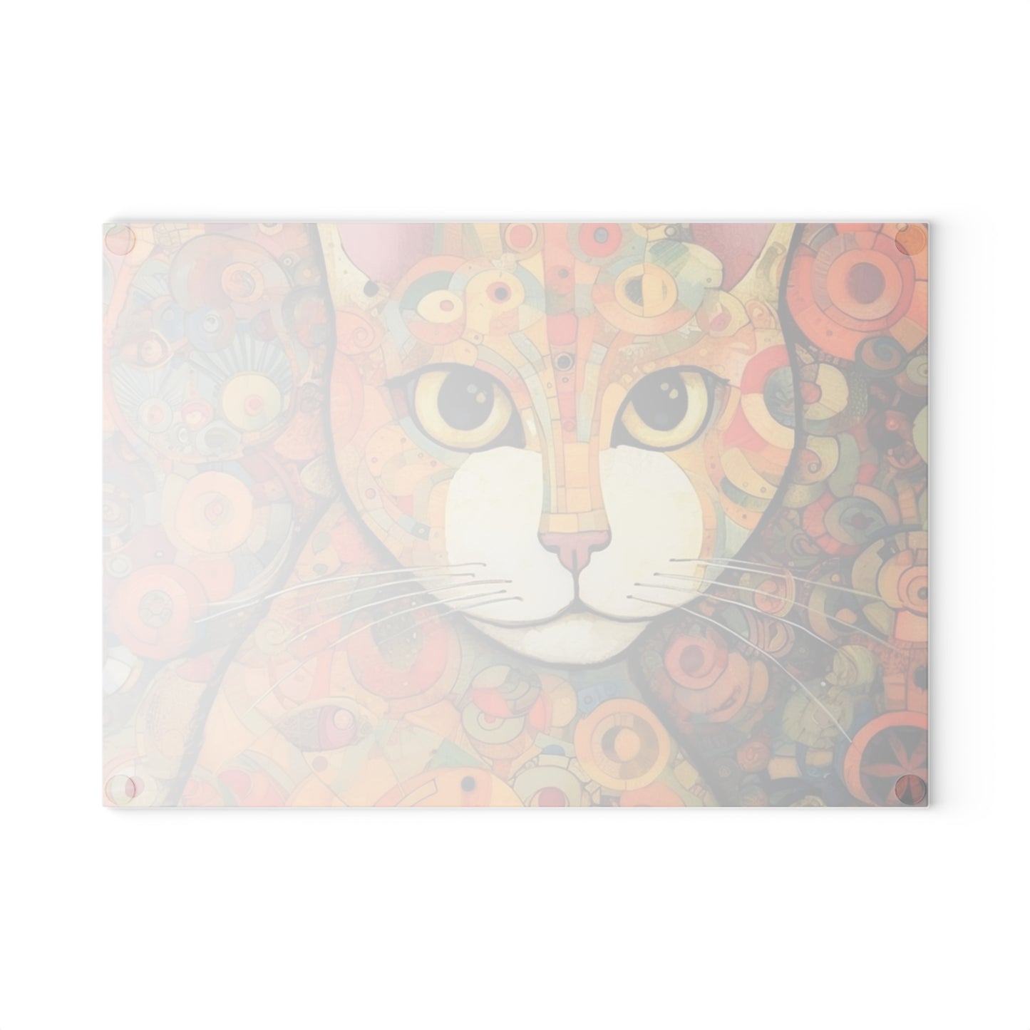 Art Nouveau Revival: Klimt-Inspired Glass Cutting Board