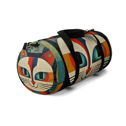 Artistic Vintage Vibes: Picasso-Inspired Midcentury Modern Duffel Bag for Retro Fashion