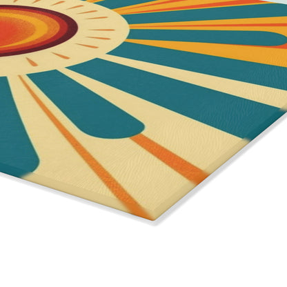 Atomic Age Sunshine: Midcentury Modern Sun Glass Cutting Board