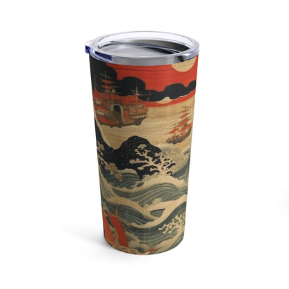 Artistic Fusion - Where Japanese Tapestry Meets the Perfect Tumbler