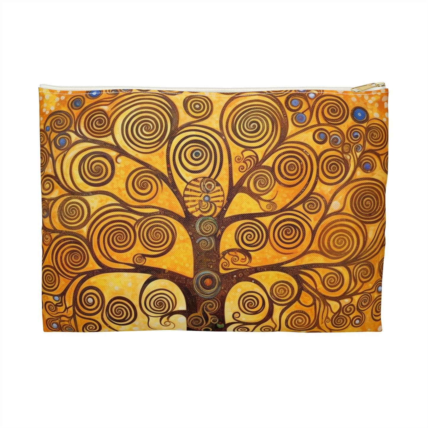 The Tree of Life Accessory Pouch: A Modern Art Tribute to Gustav Klimt