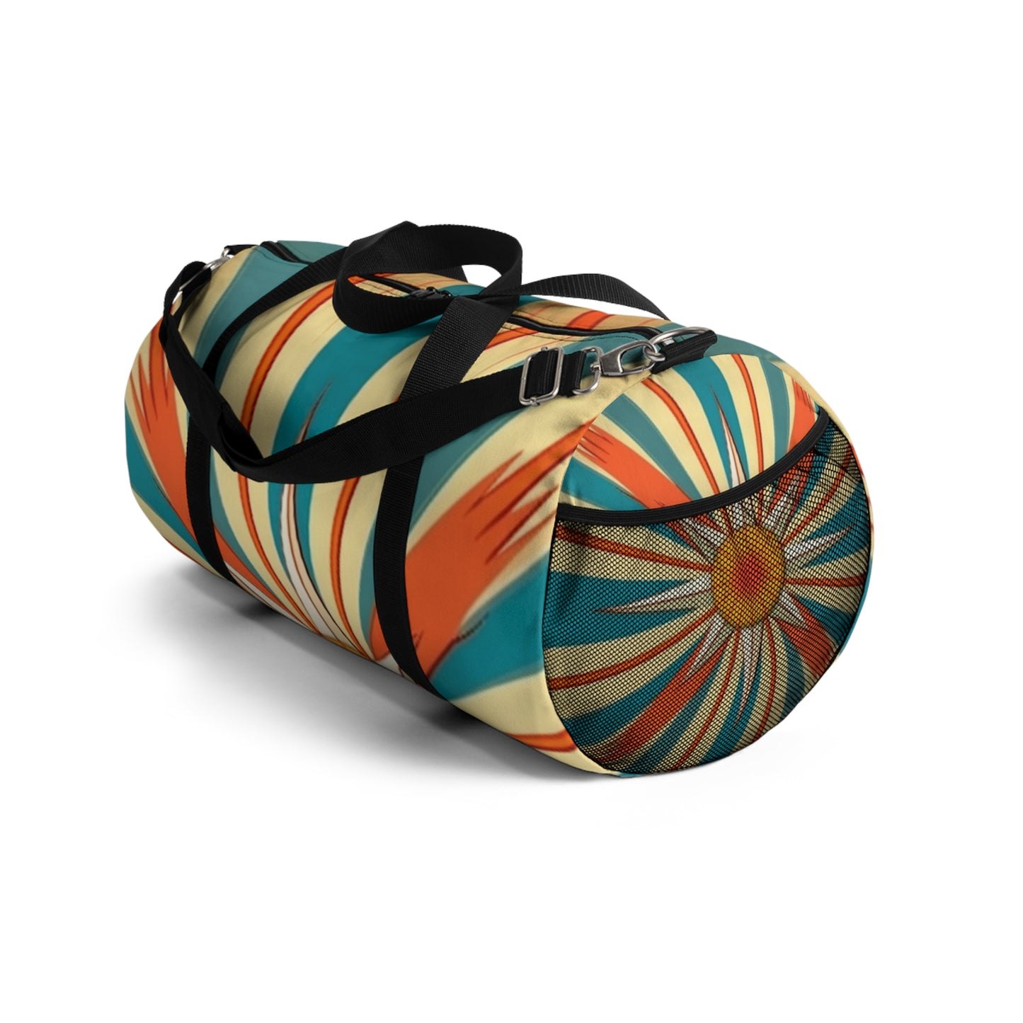 Swinging Sixties Style meets Starburst Candy Colored: Make a Fashion Statement with our Retro Duffel Bag