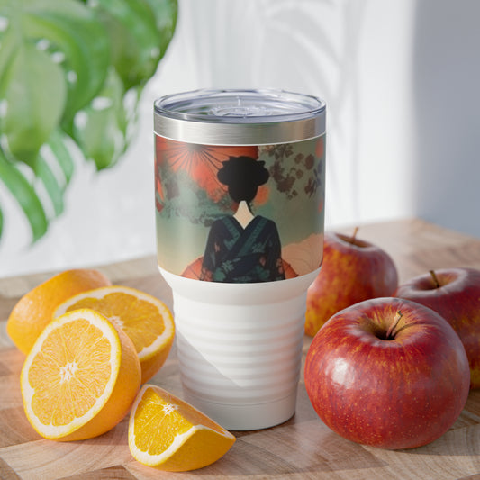 Fashion Forward: Kimono-Inspired Ringneck Tumbler for Style Enthusiasts