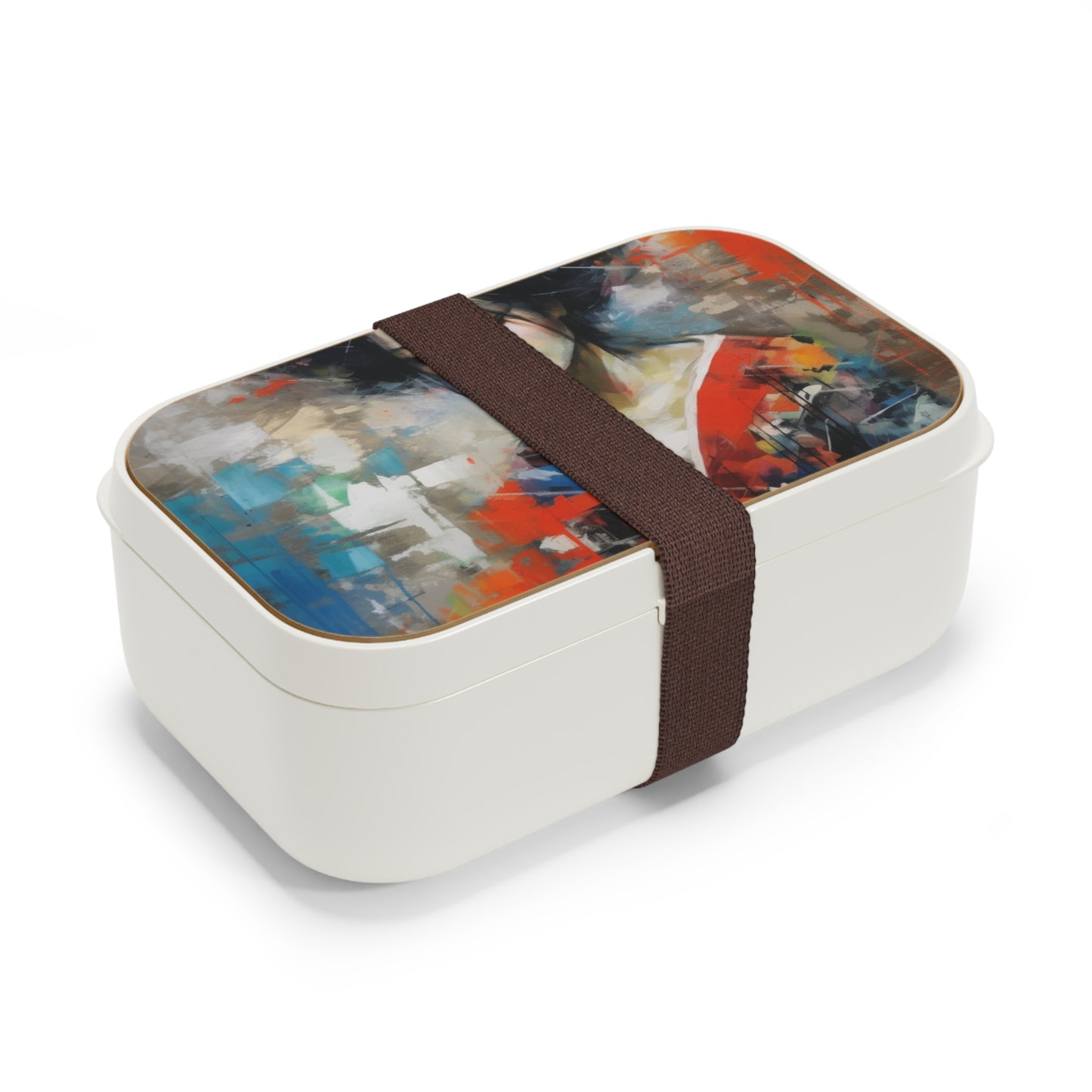 Bento Box with Geisha Art: Japanese Artistic Flair