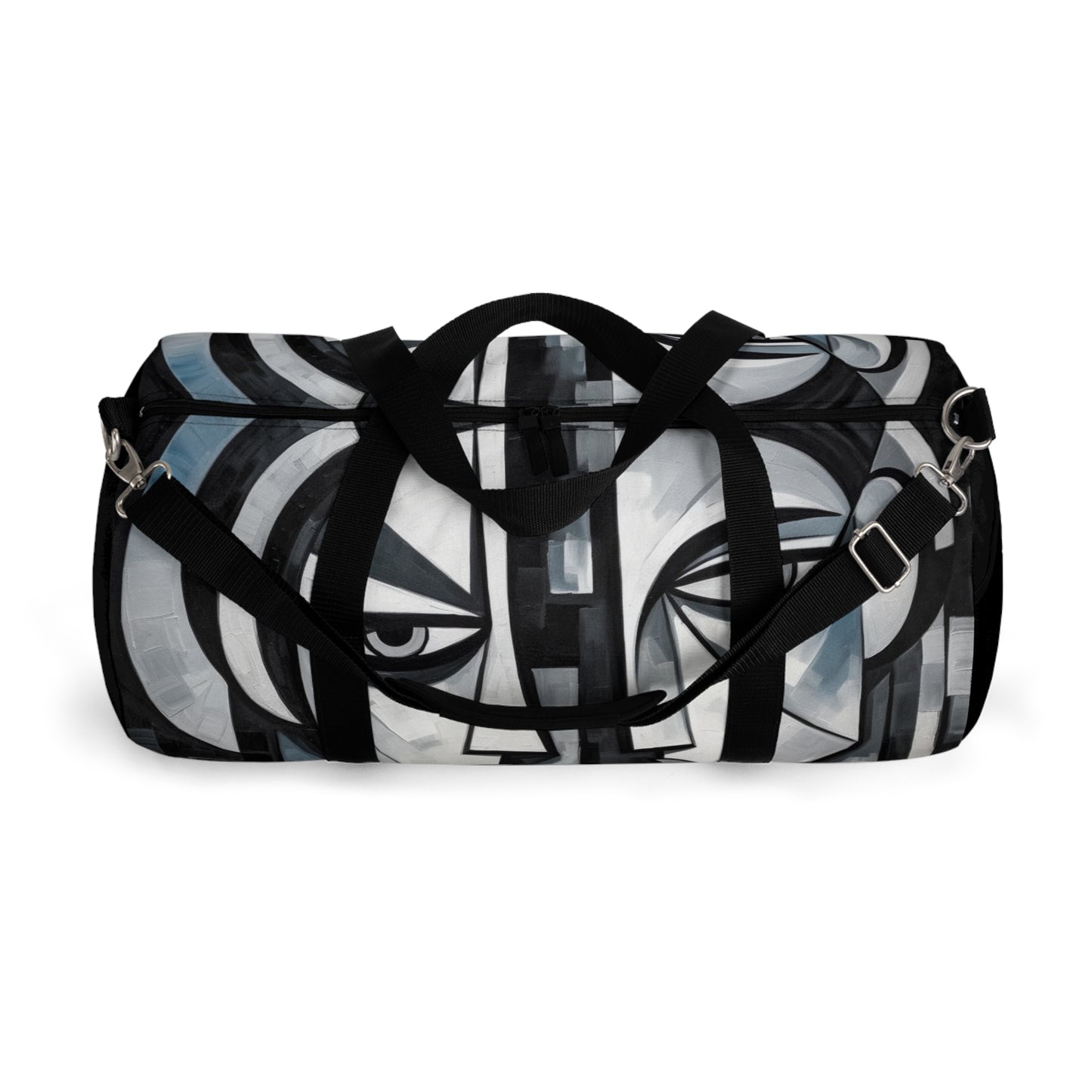 Duffel Bag with Cubist Art Finesse and Abstract Flair