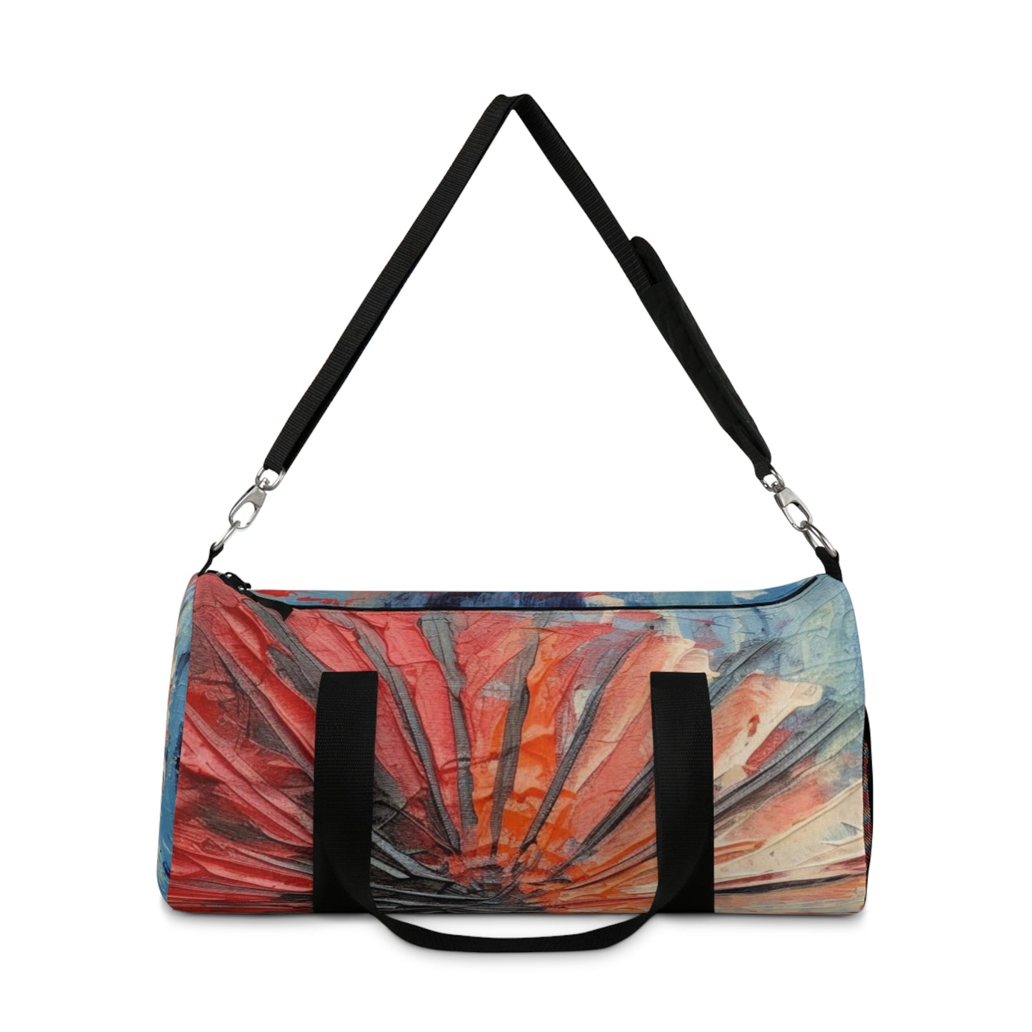 Umbrella Painting Duffel Bag: Channel Your Inner Artist with Abstract Oil Paint