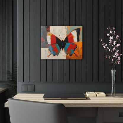 Bauhaus-Inspired Butterfly Symphony: Acrylic Prints with Vibrant Colors and Intricate Details