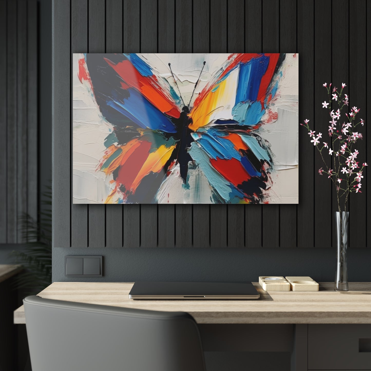 Abstract Acrylic Prints for Art Lovers: Butterfly-Inspired Delight