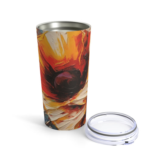 Exploring Poppy Beauty: Flower Drawing Tumbler