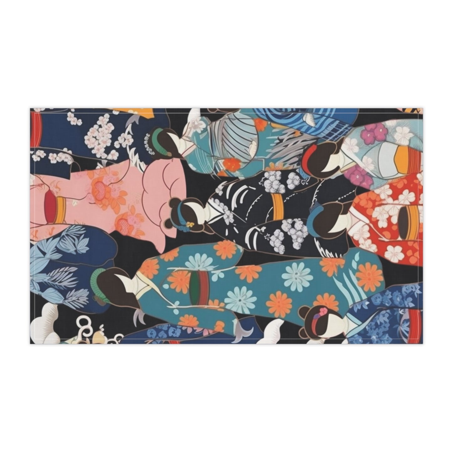 Kimono Dreams Kitchen Towel: Experience Japanese Elegance