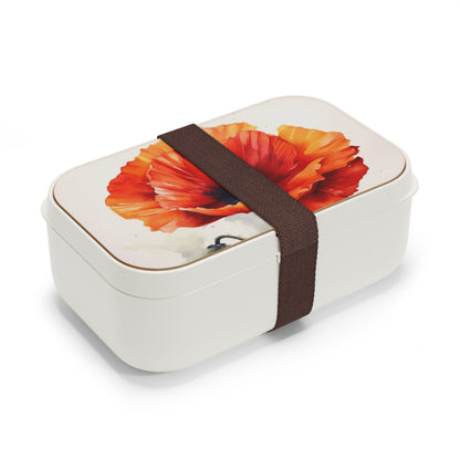 Stunning Poppy Flower Watercolor Bento Box: A Blossoming Experience