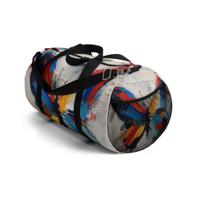 Abstract Duffel Bag  for Art Lovers: Butterfly-Inspired Delight