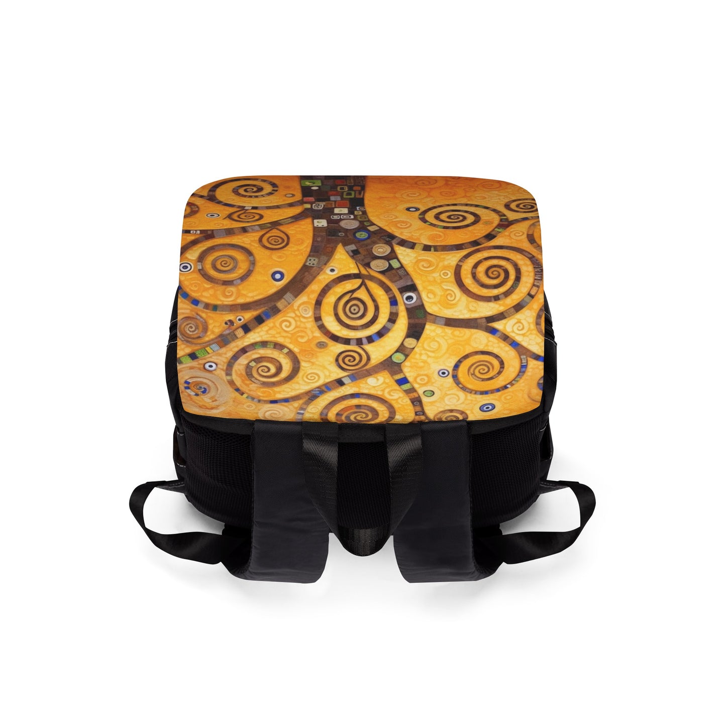 Gustav Klimt Tree of Life Unisex Casual Shoulder Backpack: Embrace Symbolism and Elegance