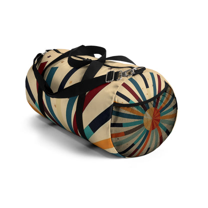 Vintage Fashion Revival: Step back in Time with our Starburst Candy Colored Duffel Bag