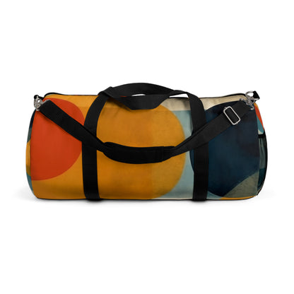 Geometric Artistic Fusion: Step into Modern Artistry with our Midcentury Modern Duffel Bag