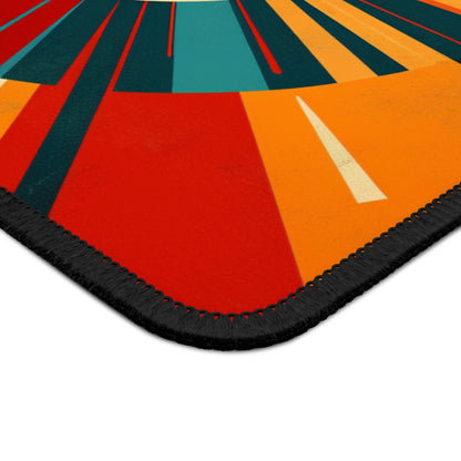 Minimalist Sunshine: Midcentury Modern Sun Gaming Mouse Pad