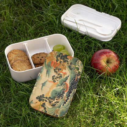 Harmony of the Elements: Japanese Tapestry-Inspired Bento Box