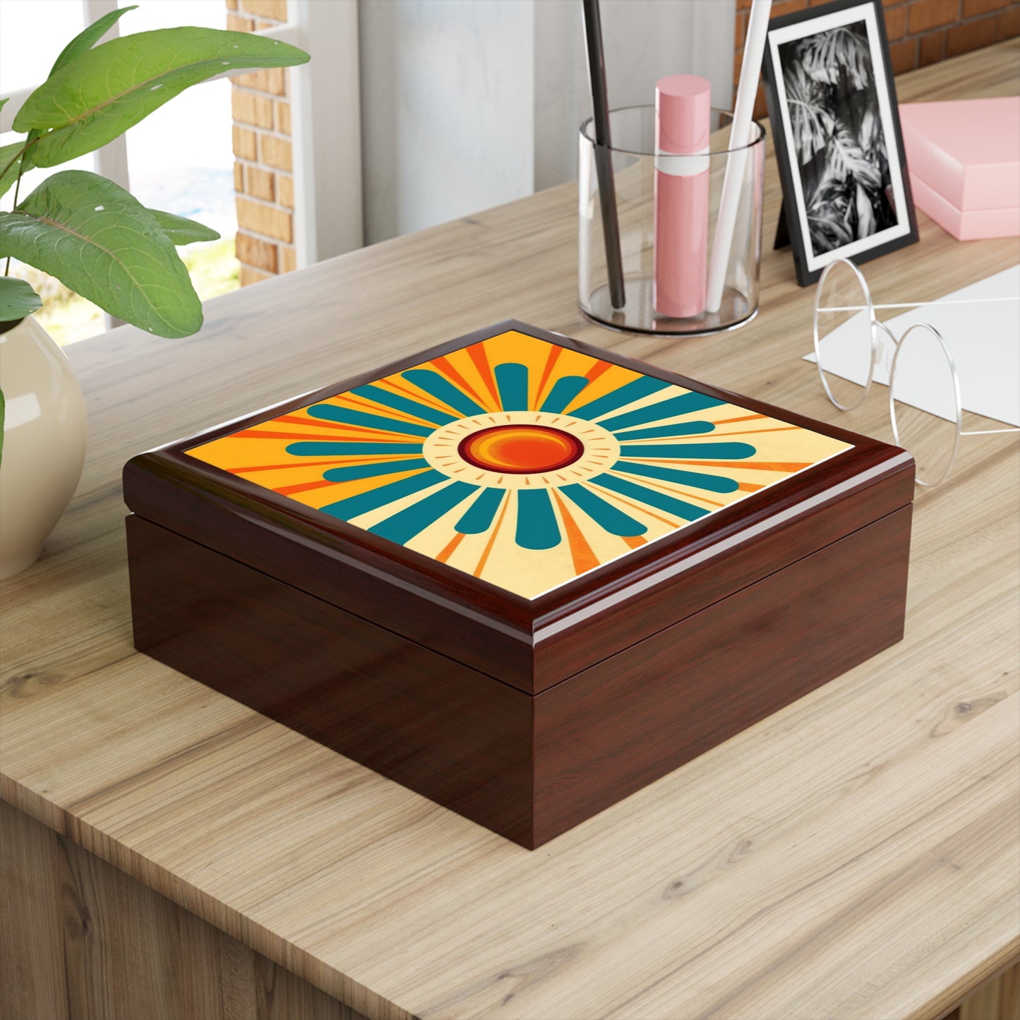 Atomic Age Sunshine: Midcentury Modern Sun Jewelry Box