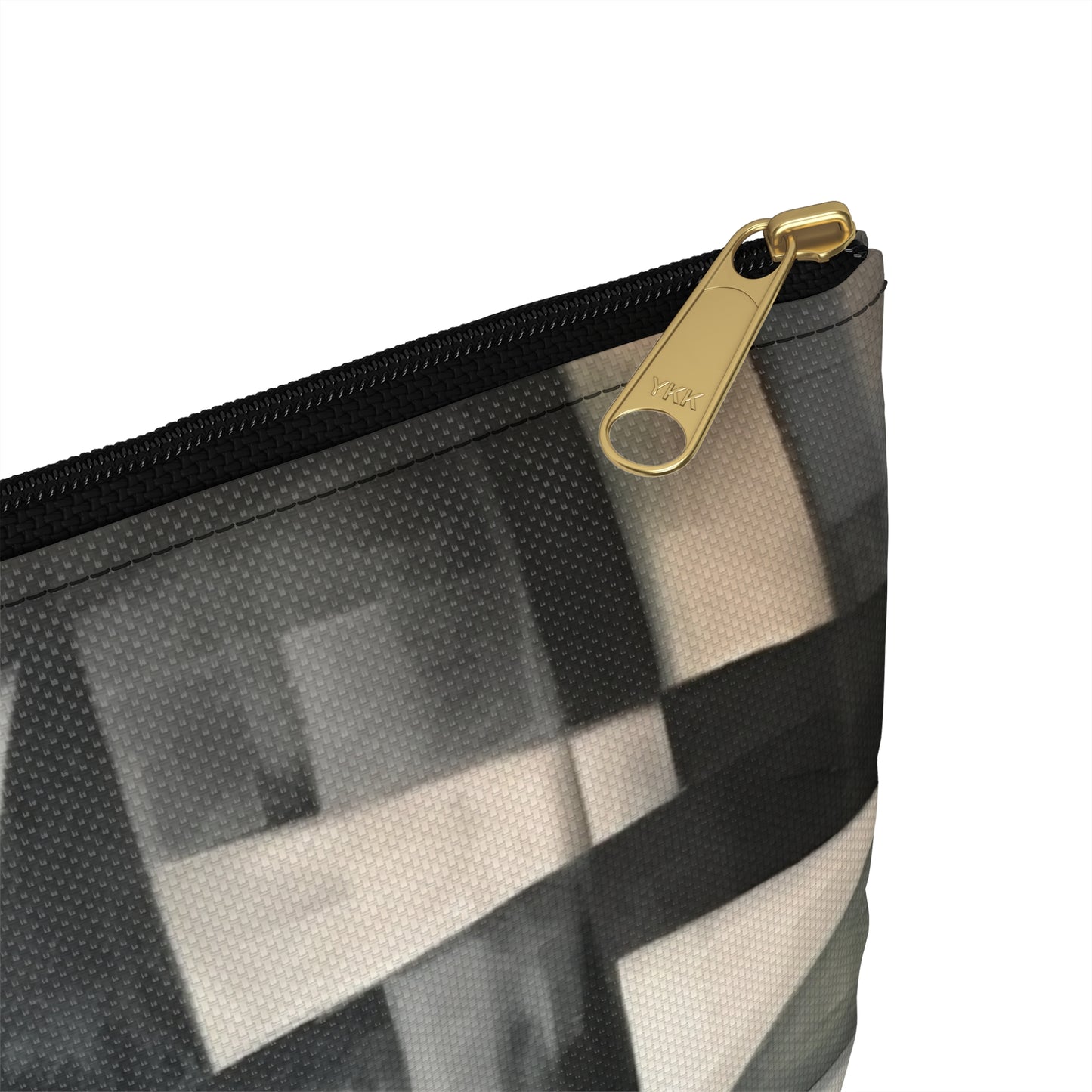 Accessory Pouch with Cubist Art: Finesse and Abstract Flair