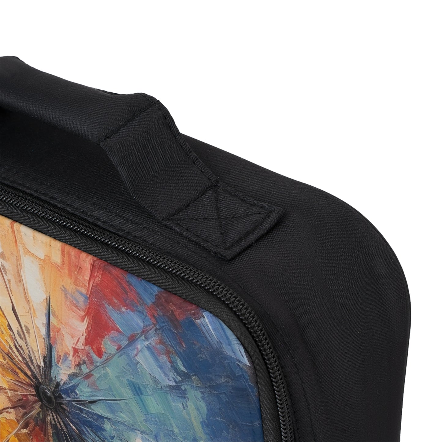 Abstract Art Lunch Bag: Japanese Umbrella, A Reflection of Creativity