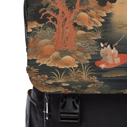 Custom Japanese Tapestry Unisex Casual Shoulder Backpack: Your Personalized Artistic Statement