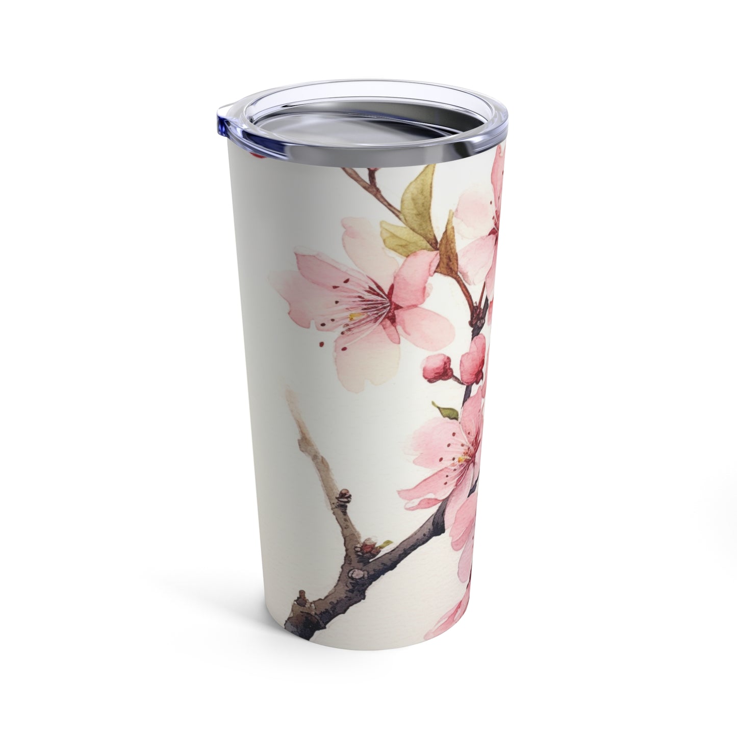 Watercolor Cherry Blossom Tumbler