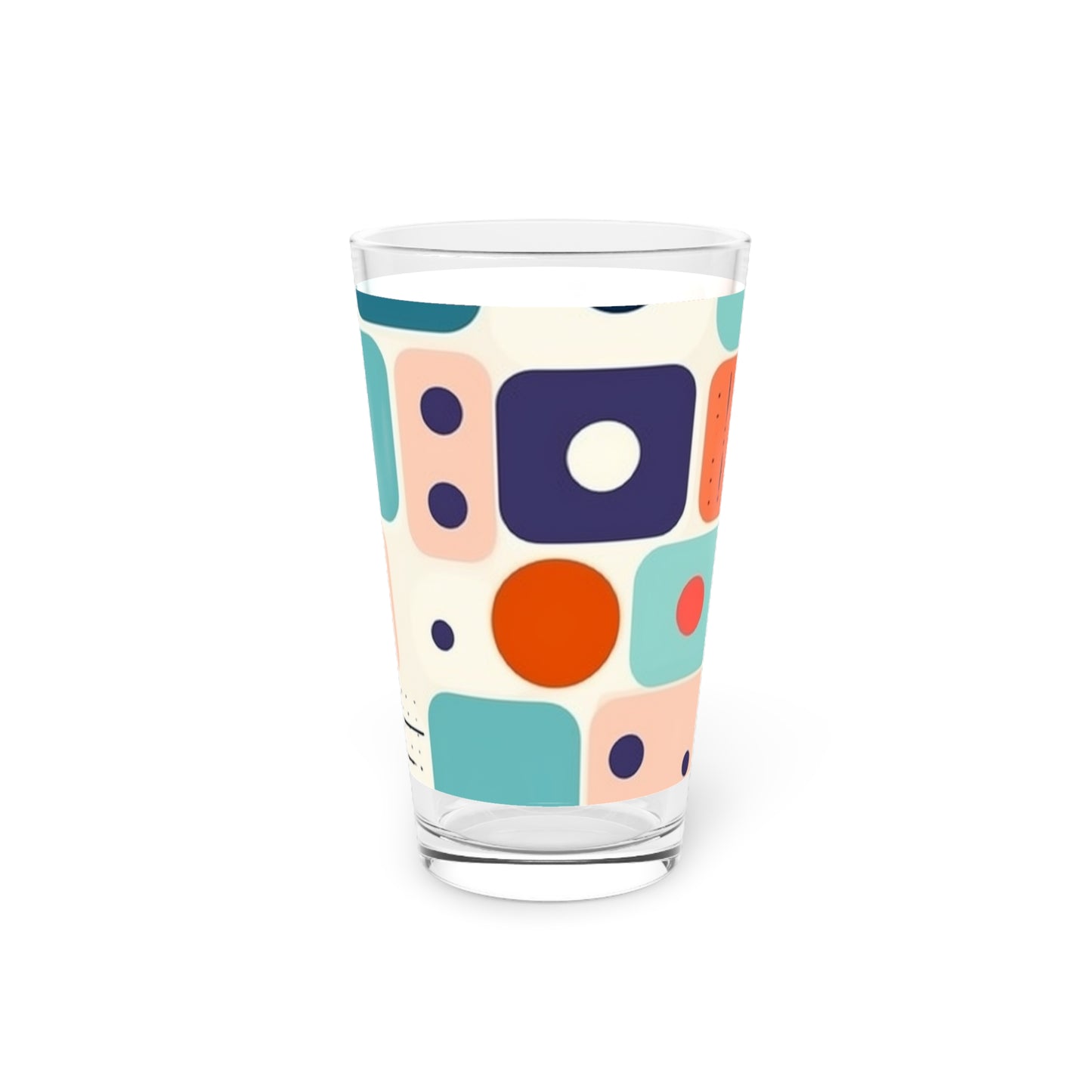 Retro Chic: Atomic Age-Inspired Pint Glass