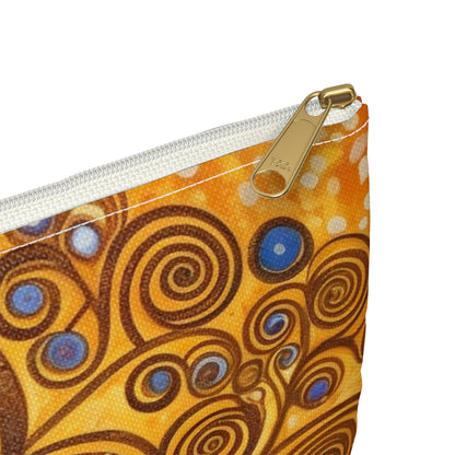 The Tree of Life Accessory Pouch: A Modern Art Tribute to Gustav Klimt