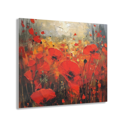 Whimsical Poppy Art on Acrylic Prints