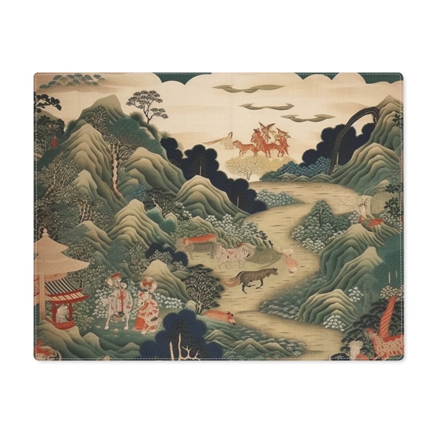 Japanese Tapestry Placemat: Embrace the Artistic Splendor