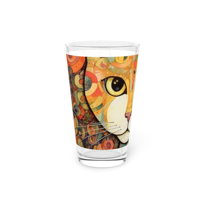 Art Nouveau Revival: Klimt-Inspired Pint Glass