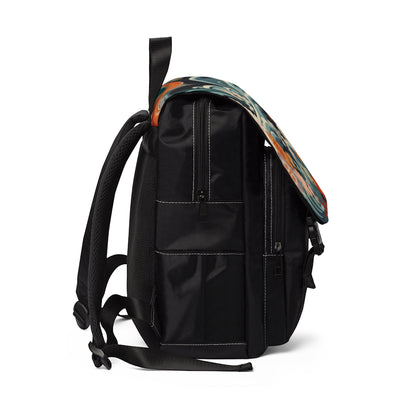 Elegant Kimono Unisex Casual Shoulder Backpack: Embrace Japanese Artistry