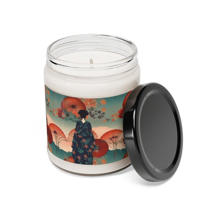 Fashionable Kimono-Inspired Scented Soy Candle: Unleash Your Style