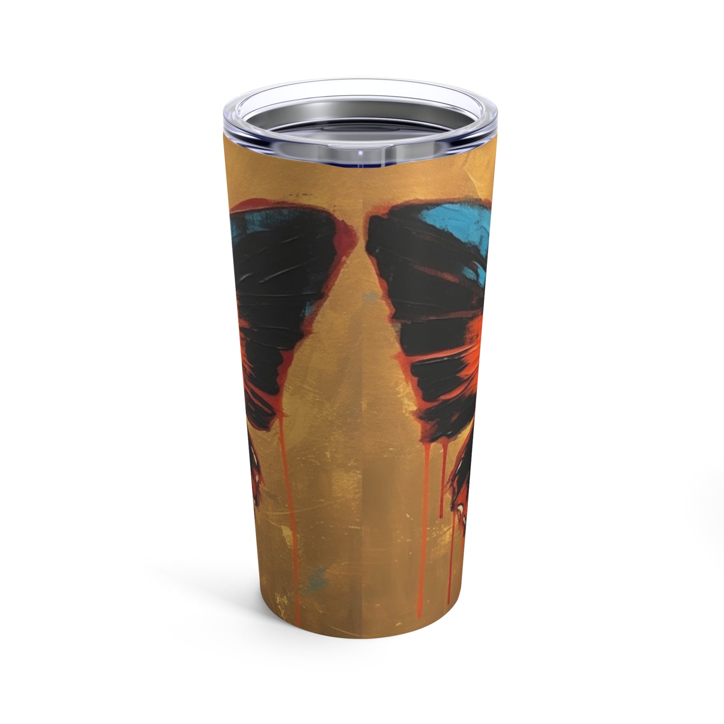 Tumbler with Bauhaus Butterfly: A Fusion of Art and Nature