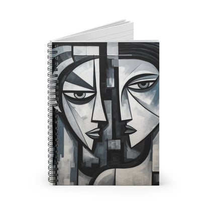 Cubist Paintings  Spiral Notebook: Captivating Brush Strokes in Every Refreshing Drink