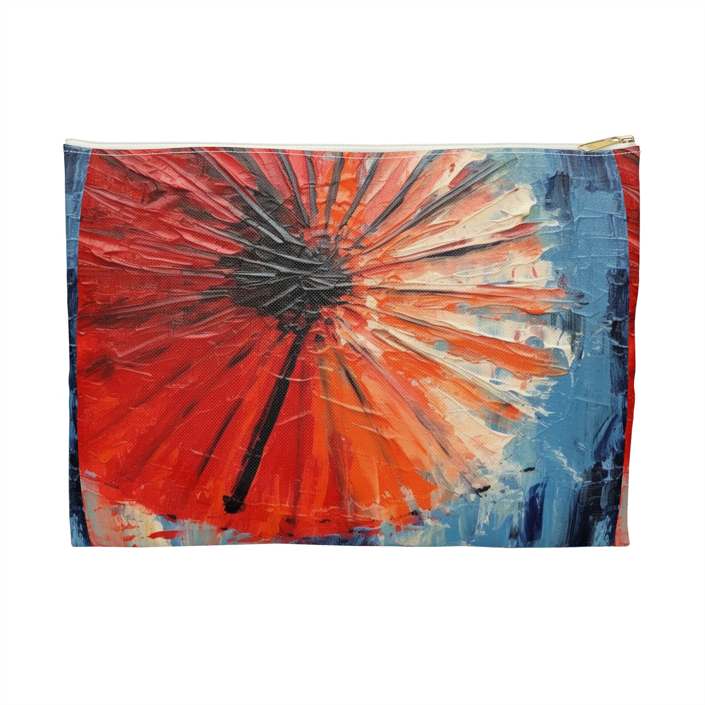 Umbrella Painting Accessory Pouch: Channel Your Inner Artist with Abstract Oil Paint