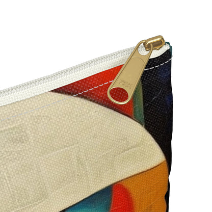 Artistic Vintage Vibes: Picasso-Inspired Midcentury Modern Accessory Pouch for Retro Fashion