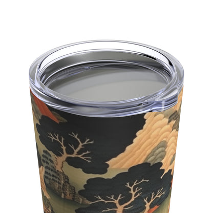 Tapestry Treasures: Japanese-inspired Tumbler for Art Lovers