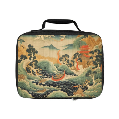 Harmony of the Elements: Japanese Tapestry-Inspired Lunch Bag