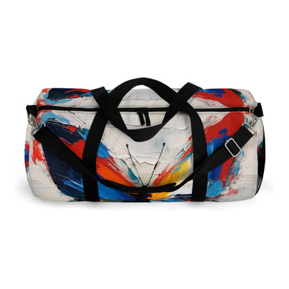 Abstract Duffel Bag  for Art Lovers: Butterfly-Inspired Delight