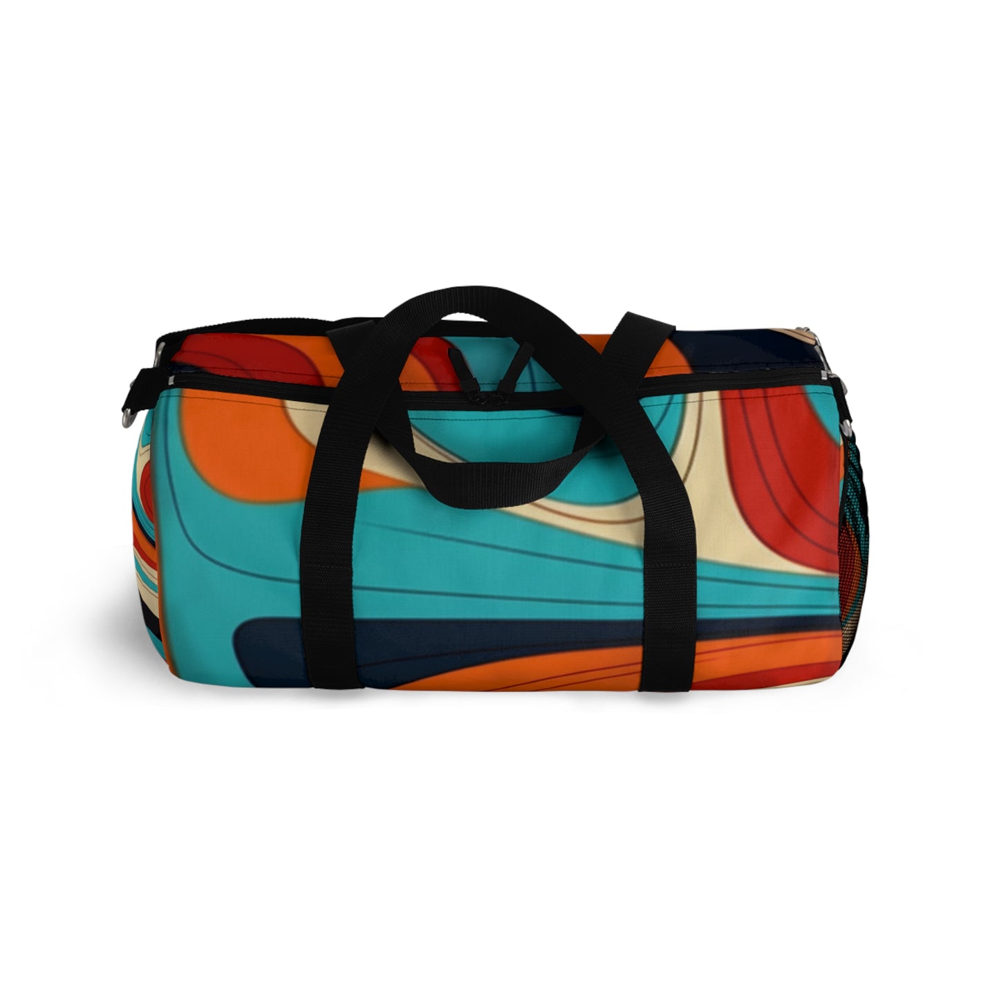 Midcentury Abstractions: Abstract-Inspired Duffel Bag for Atomic Age Design