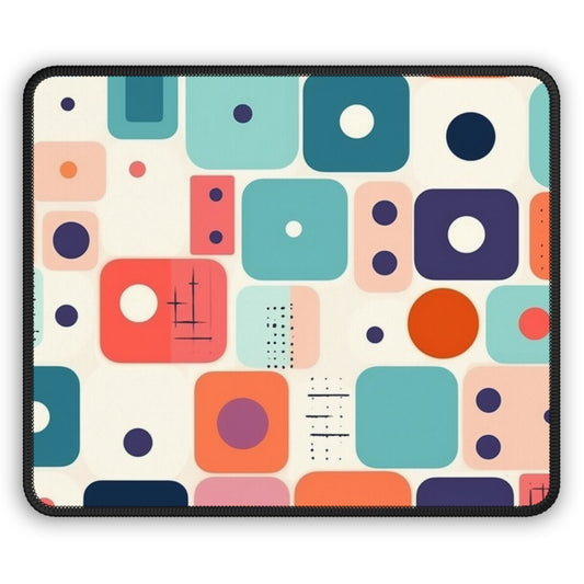 Retro Chic: Atomic Age-Inspired Gaming Mouse Pad with Midcentury Modern Design and 1960s Fashion