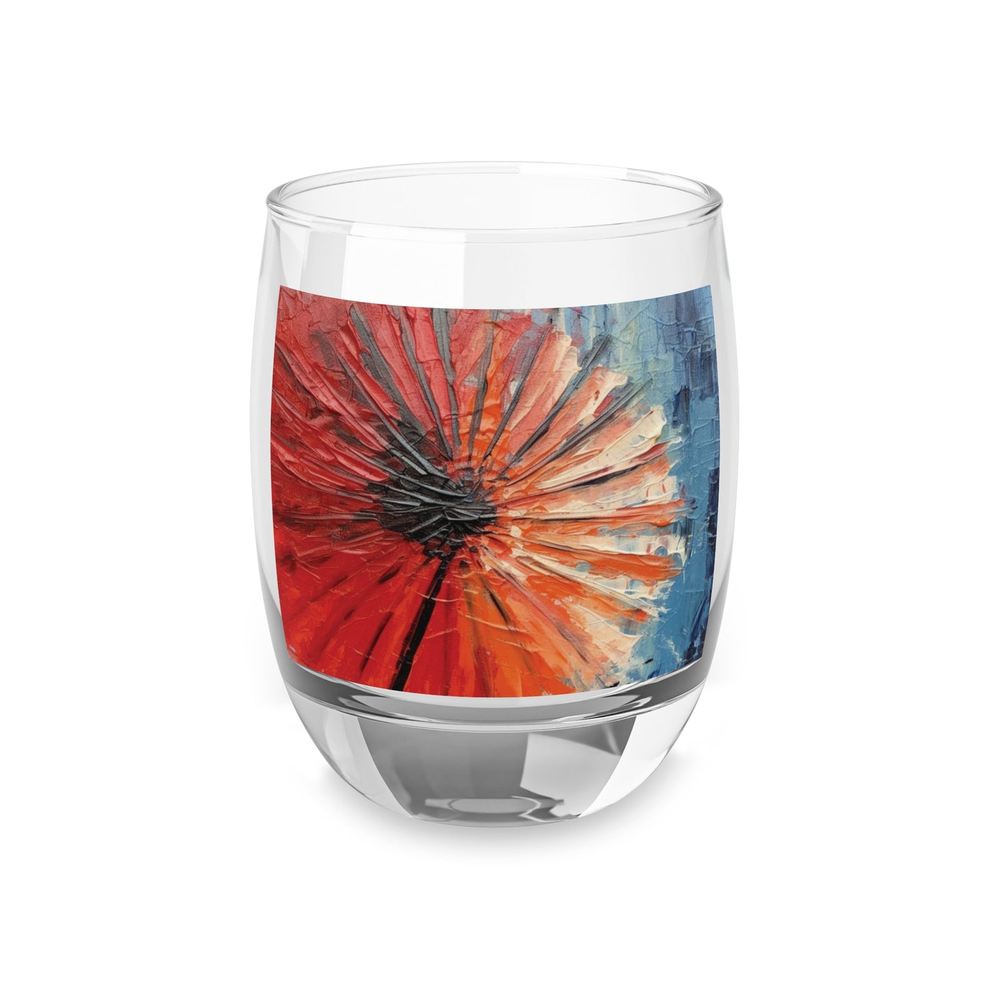 Umbrella Painting Whiskey Glass: Channel Your Inner Artist with Abstract Oil Paint