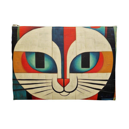 Artistic Vintage Vibes: Picasso-Inspired Midcentury Modern Accessory Pouch for Retro Fashion