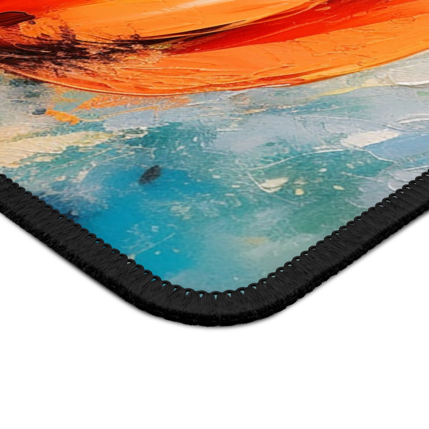 Gaming Mouse Pad with Vibrant Orange Tulip: Embrace the Beauty of Nature