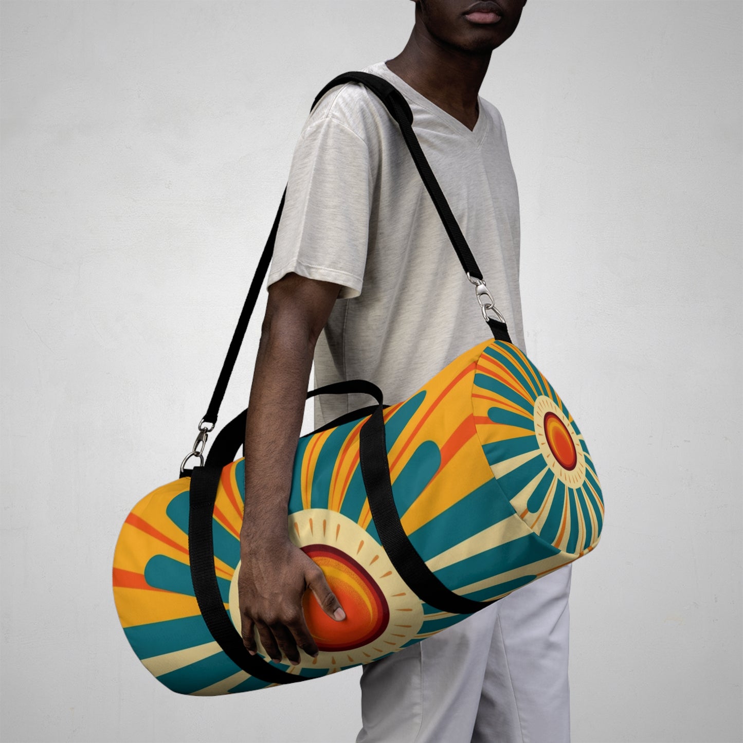 Nouveau Elegance: Gustav Klimt-Inspired Duffel Bag