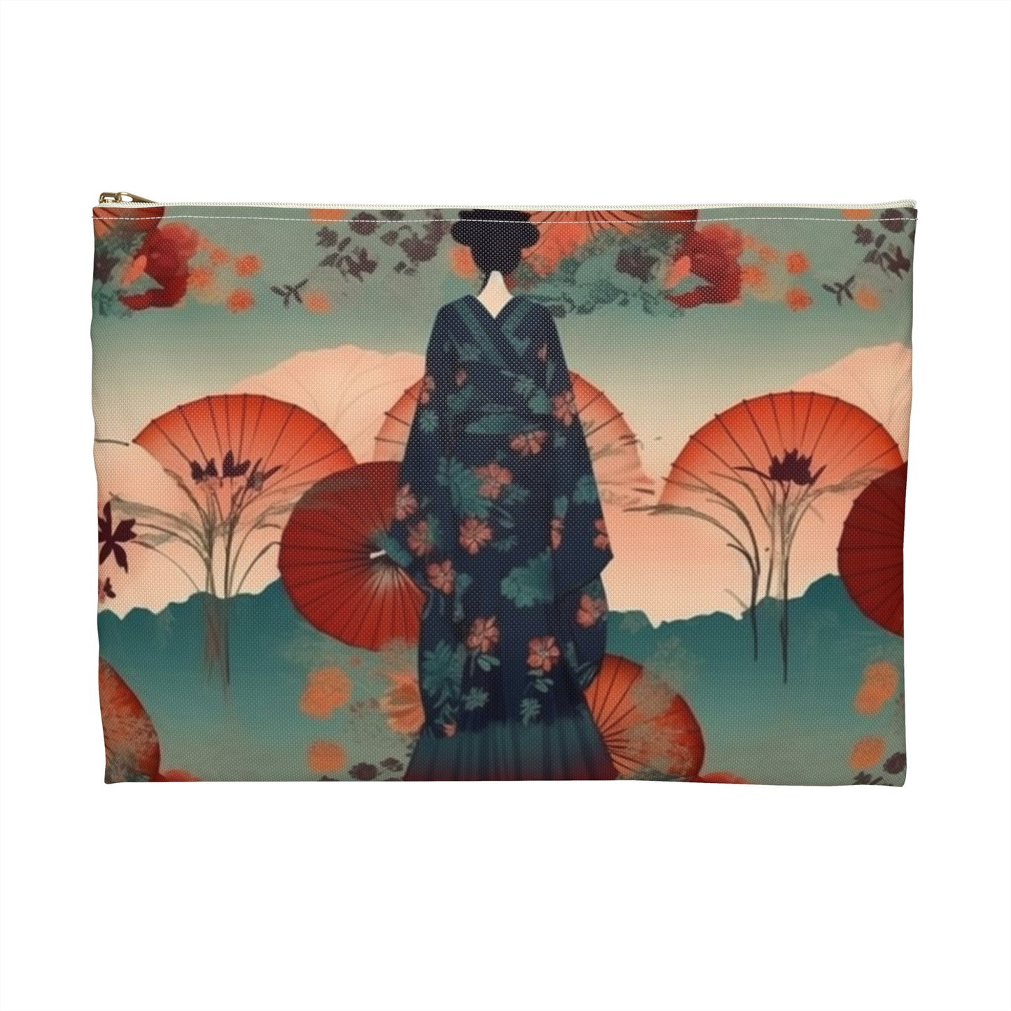 Fashionable Kimono-Inspired Accessory Pouch: Unleash Your Style