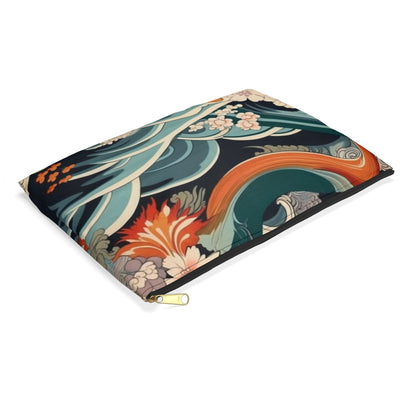 Elegant Kimono Accessory Pouch: Embrace Japanese Artistry