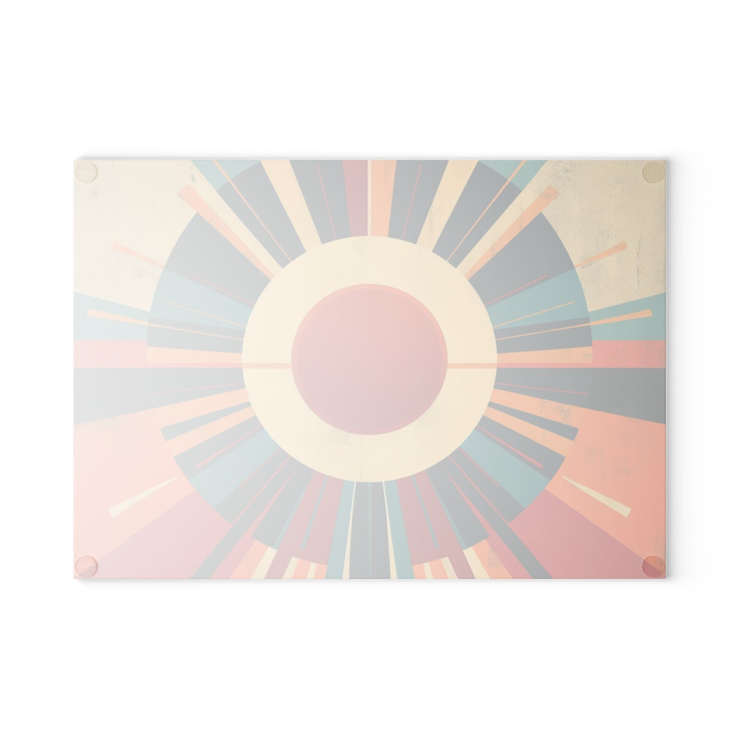 Minimalist Sunshine: Midcentury Modern Sun Glass Cutting Board