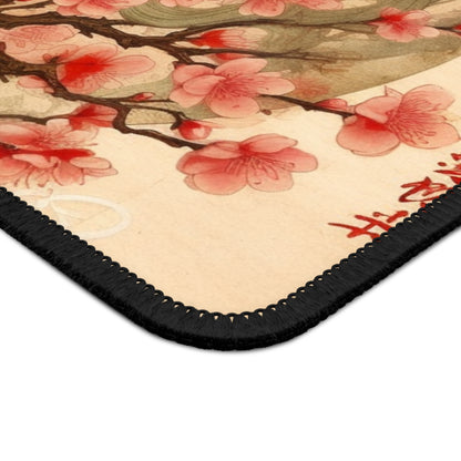 Whimsical Blossom Dreams: Gaming Mouse Pad with Delightful Flower Drawings and Cherry Blossoms